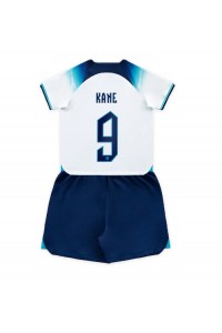 England Harry Kane #9 Babyklær Hjemme Fotballdrakt til barn VM 2022 Korte ermer (+ Korte bukser)